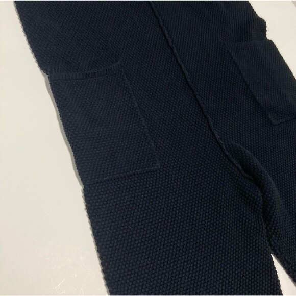 Free People Hailee Sweater Jumper Sleeveless Romper Pockets Large FP Beach Black - Picture 7 of 16